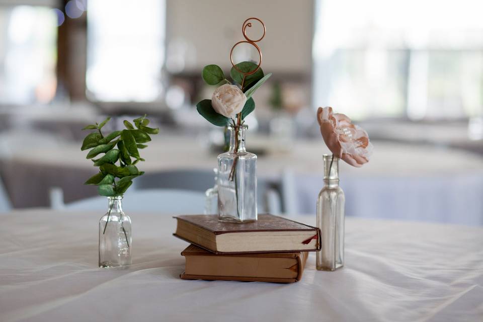 Vintage centerpieces