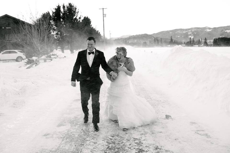 Winter Bride Fraser Valley