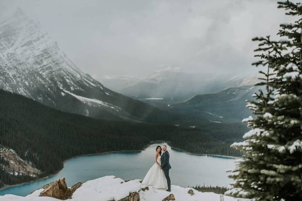 Lake Louise Wedding Bridal