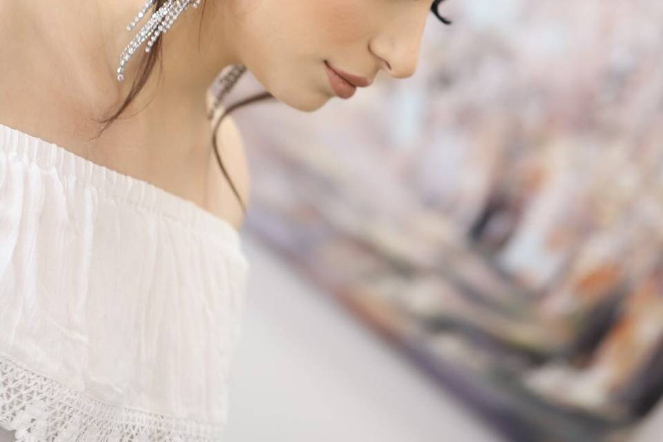 Glam Bridal Hair and Makeup