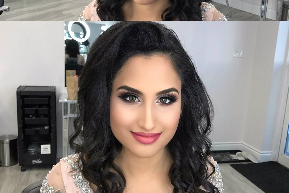 Bridal before and After