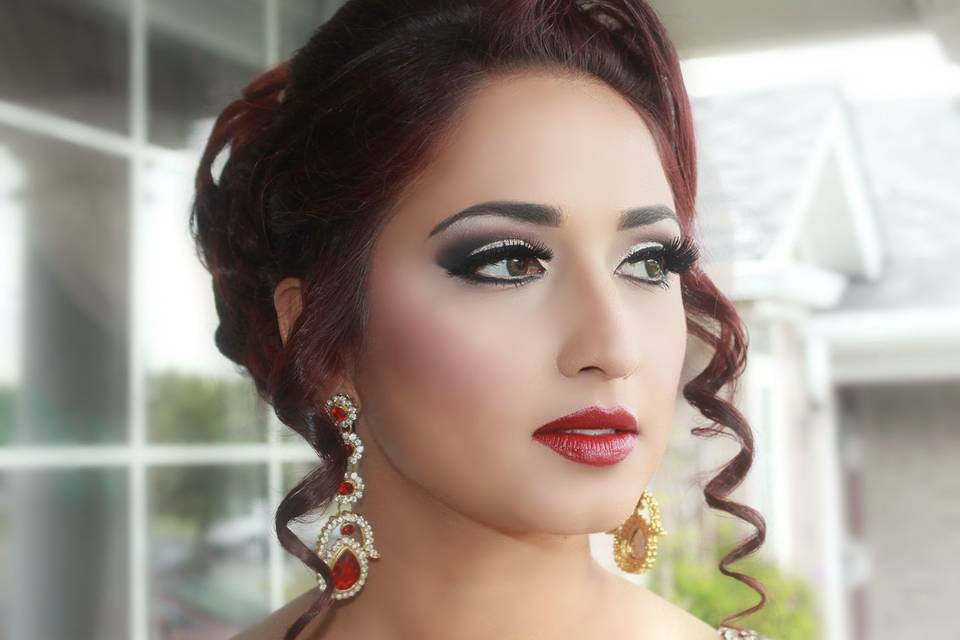 Glam Bridal Makeup