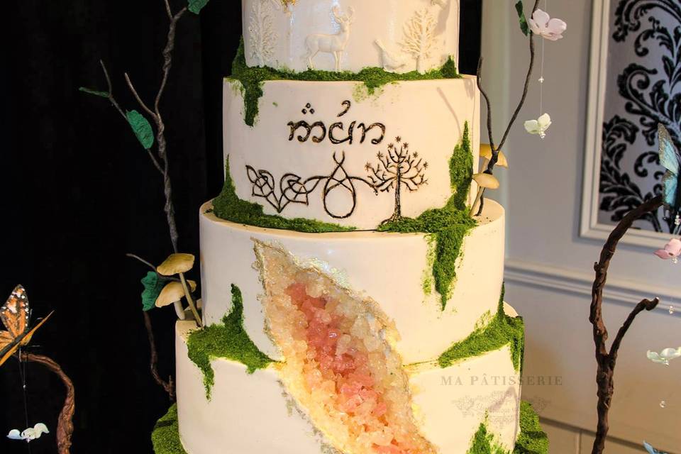 Lord of the ring Elvish cake