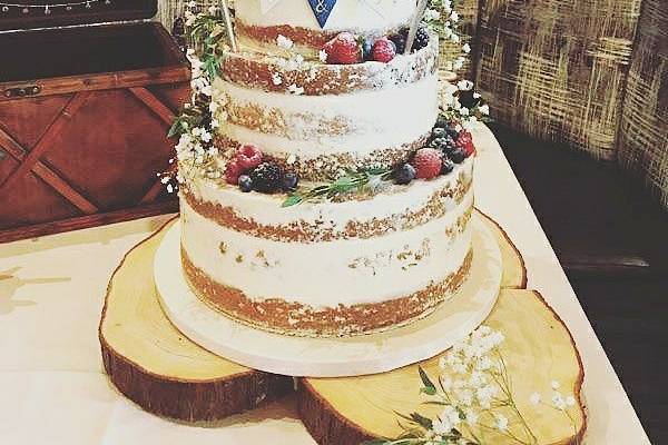 Rustic Naked Cake