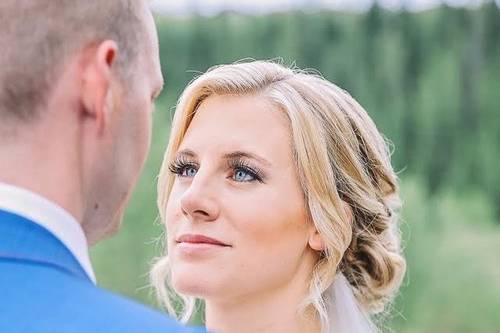 Textured updo