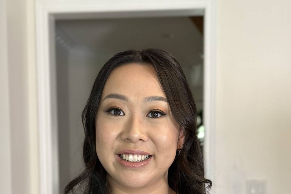 Bridal party makeup