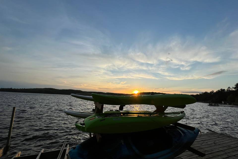 Enjoying the sunset