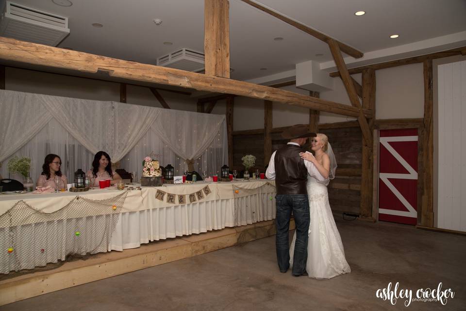 Inside Commons Barn