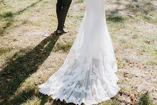 A stroll after the ceremony