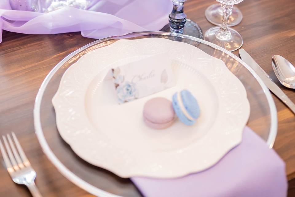 Place setting and table decor