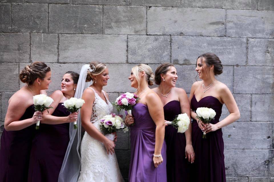 Bridesmaids updos