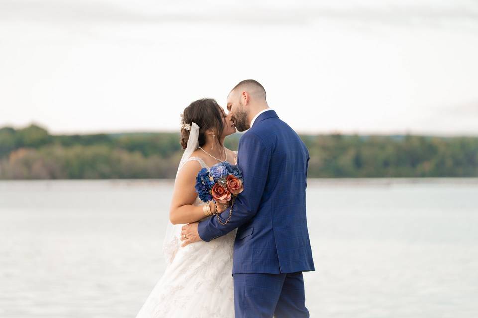 Portrait by the water