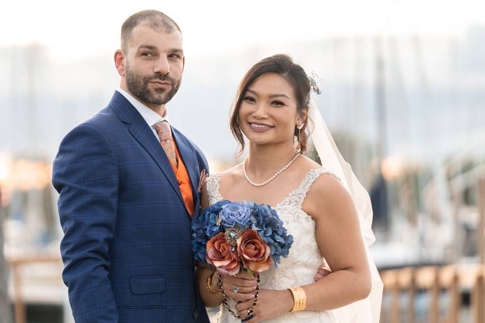 Portrait by the docks