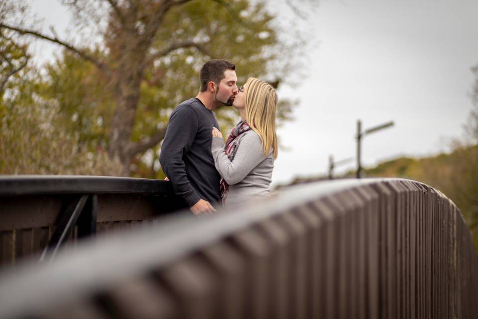 Engagement photo up north