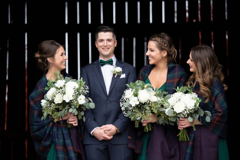 The Groom and Maids