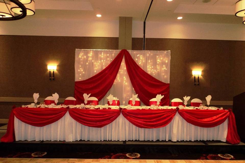 Head Table at Sheraton