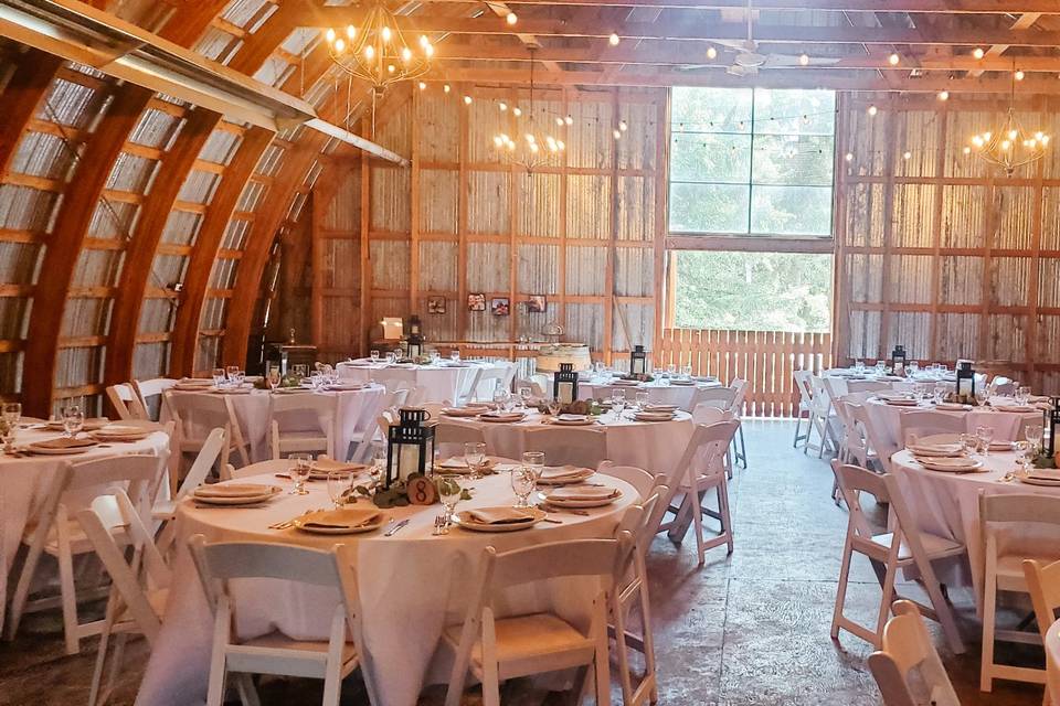 Golden BC Barn Wedding