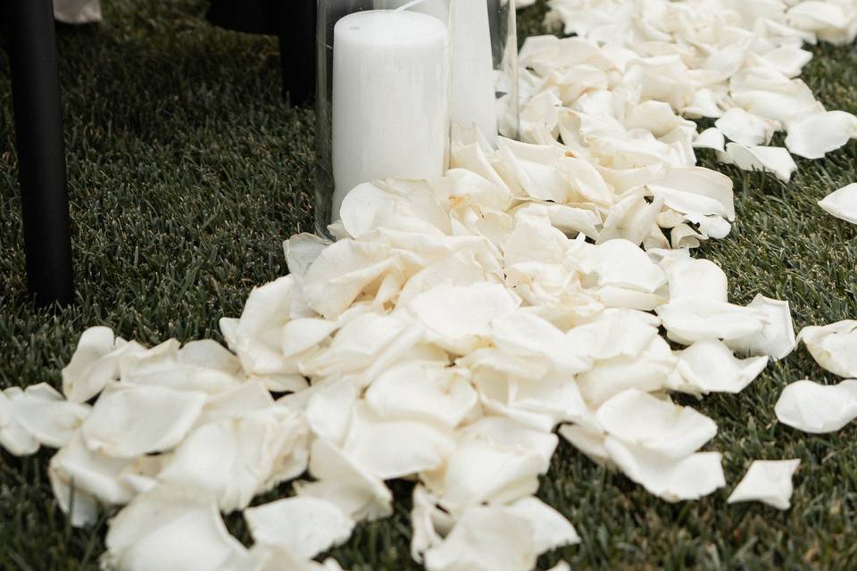 Ceremony Aisle Decor