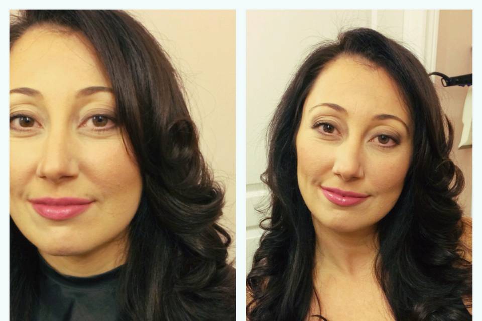 Toronto photoshoot makeup hair