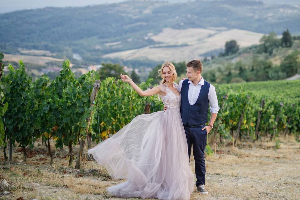 Kelowna Wedding In Vineyard