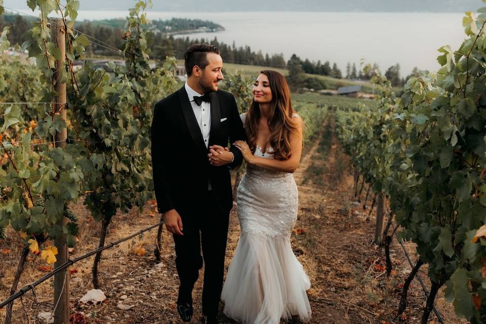 Kelowna vineyard wedding