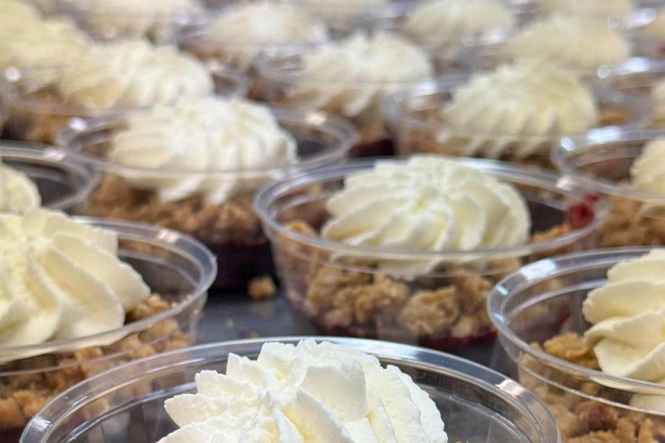 Homemade desserts