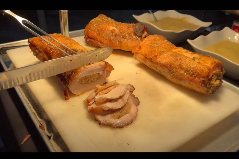 Stuffed pork loin
