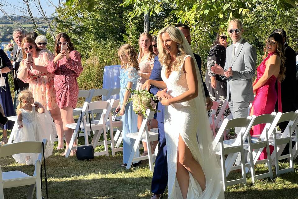 Beautiful outdoor wedding