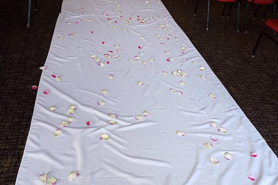 Ceremony Setup, Reception Area