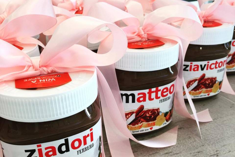 Personalized Nutella Jars