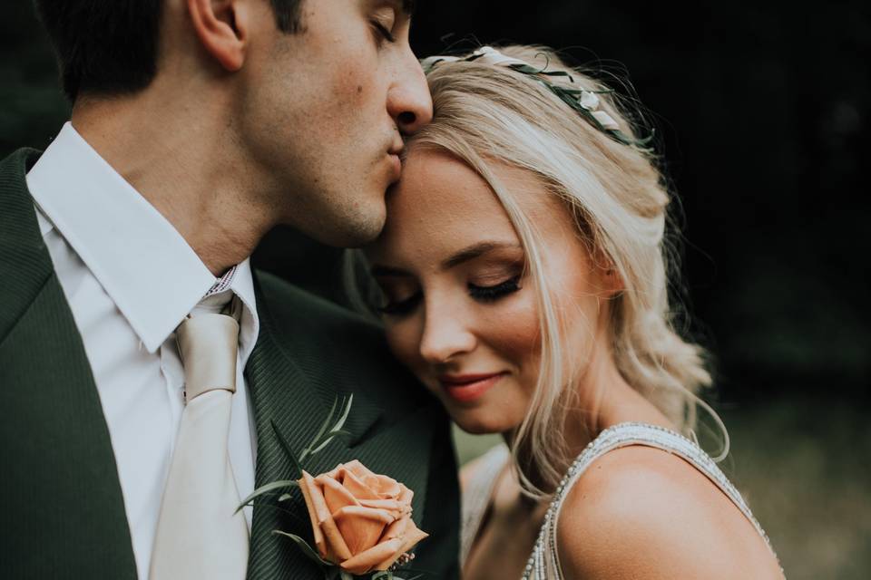 Elegant portrait of a couple