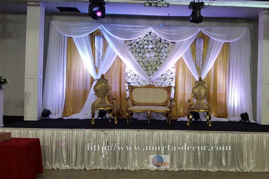 Wedding reception decorations,