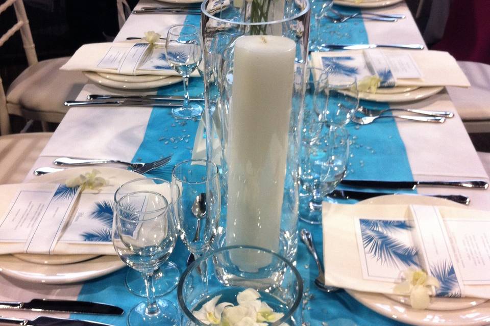 Beach Themed Table Scape