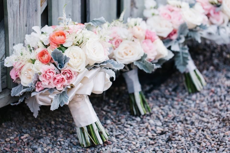 Wedding Day Bouquets Pink