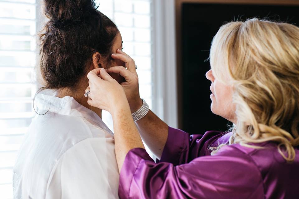 Mother & Bride Wedding Day