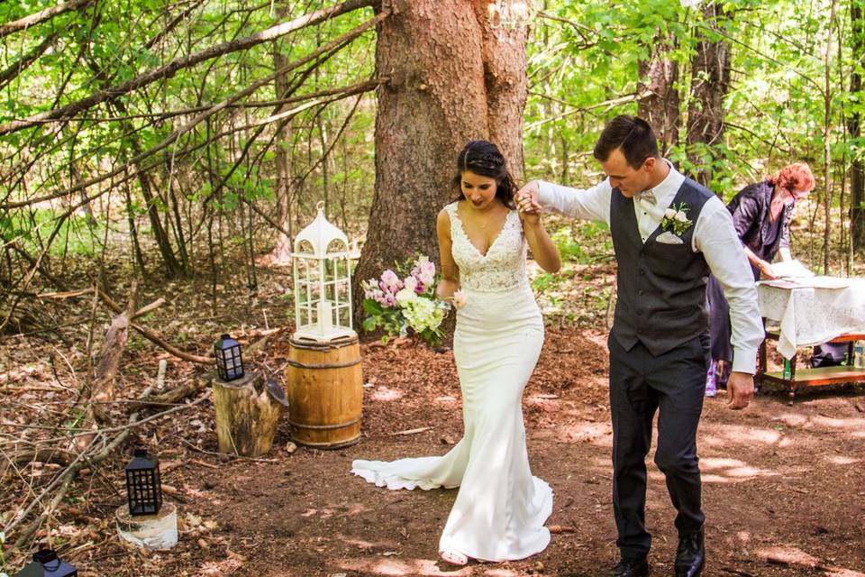 Forest Wedding Ceremony