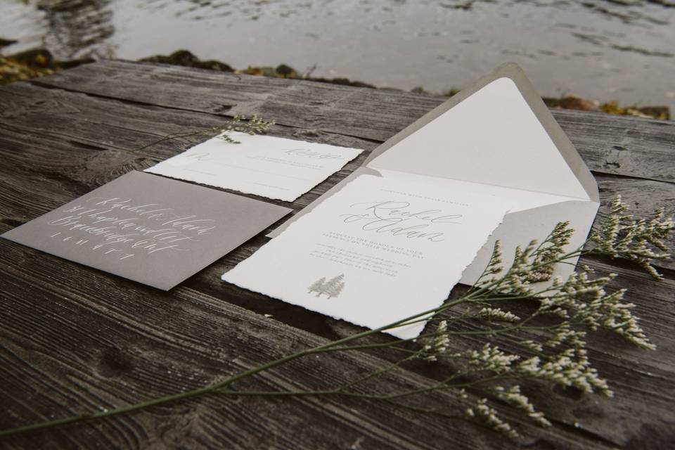 Muskoka Wedding Invitations