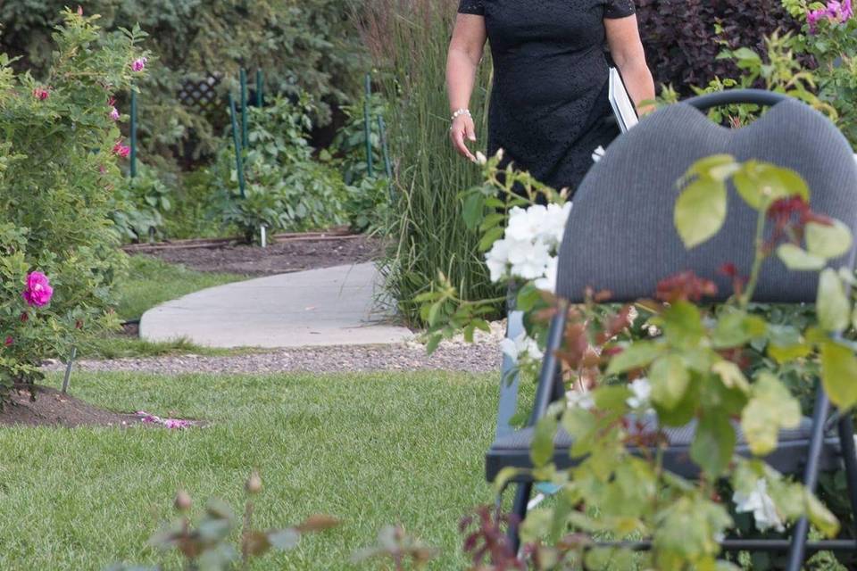 Mary at St. Albert Rose Garden