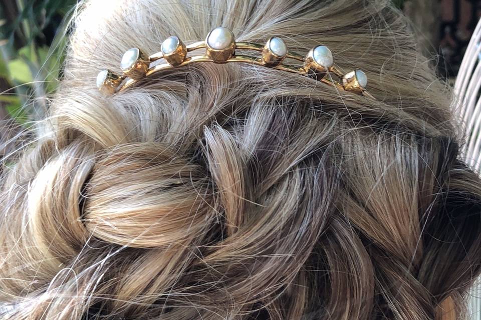 Hair couture 18k gold
