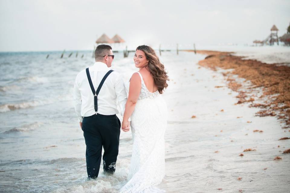 Mexico Beach Wedding