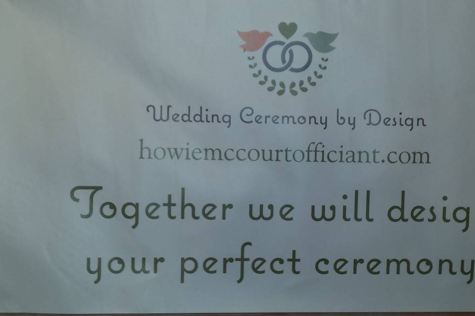 Wedding ceremony by design