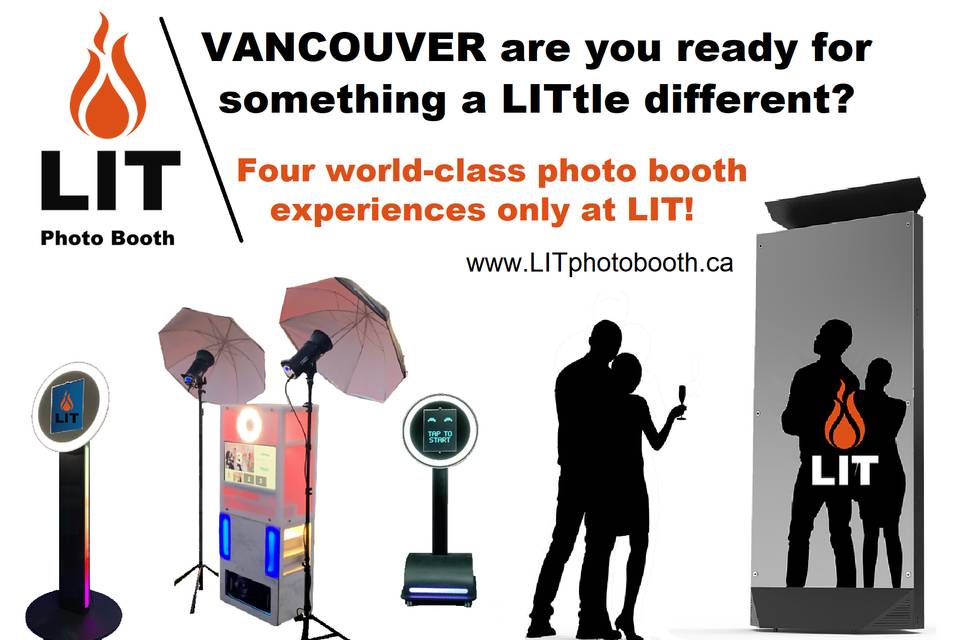 LIT offers 4 different booths