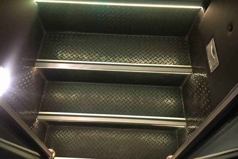 Diamond Plate Stairs