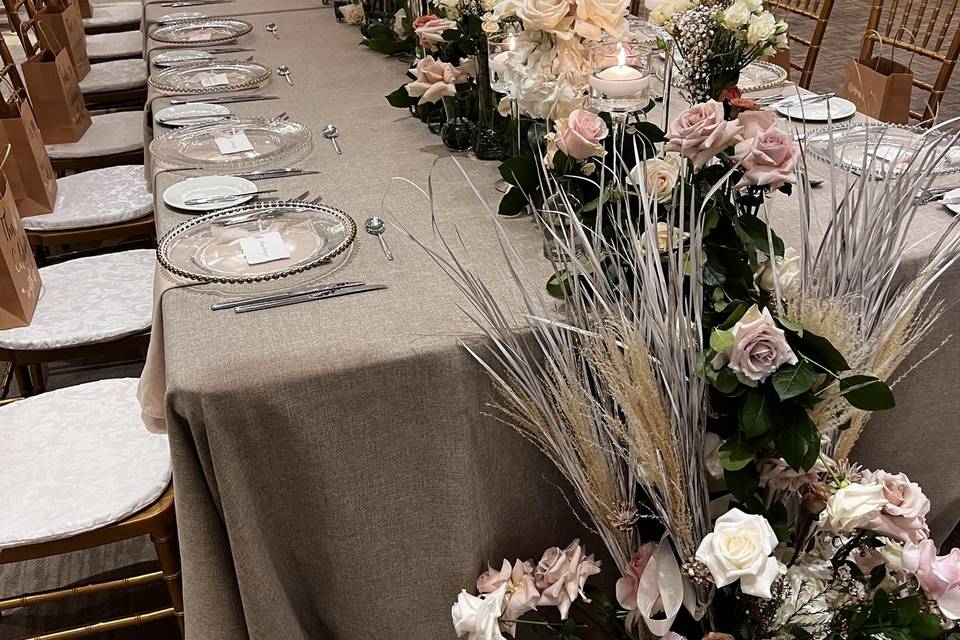 Head Table Floral