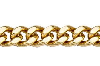 Curb gold chain