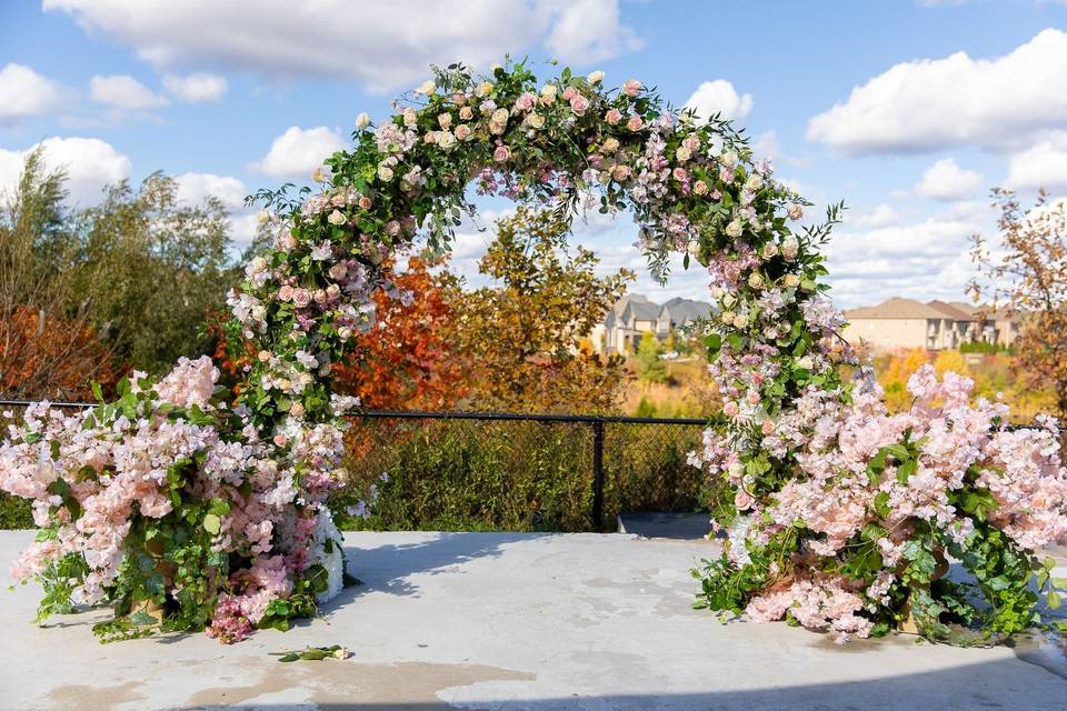 Fresh and Faux Archway