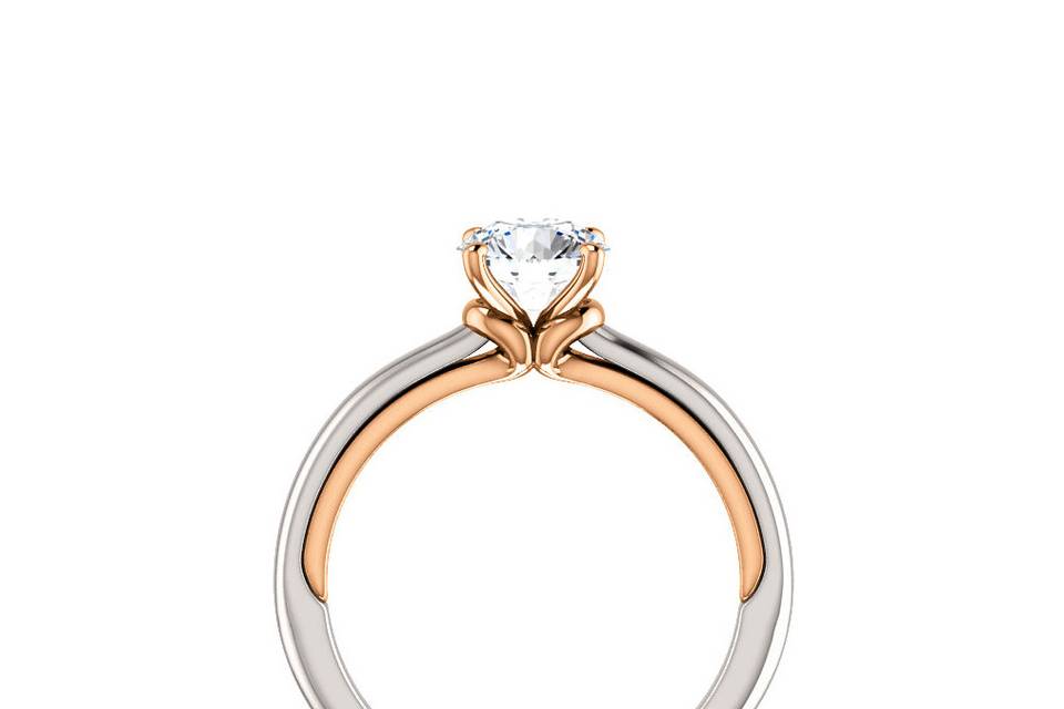 Solitaire engagement rings