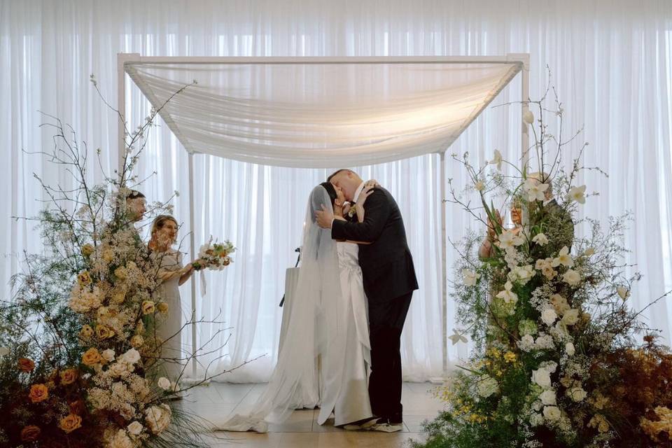 White Chuppah