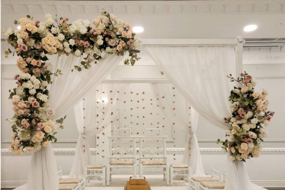 White Chuppah