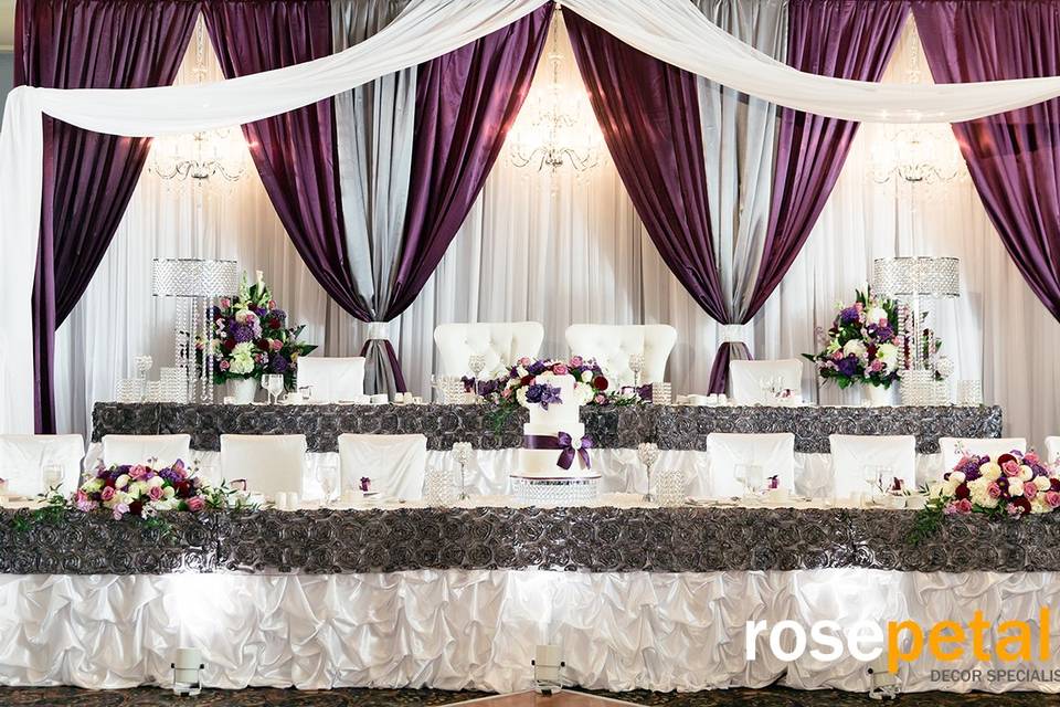 Rosepetal decor